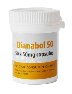 Glossy Finish Orals Tablet Custom Vial Labels For Dianbol White Plastic Bottles
