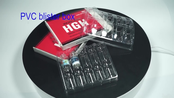 Γυαλιστερό φινίρισμα Clear Plastic blister κουτιά συσκευασίας για φιαλίδια 10ml X 4 τμχ