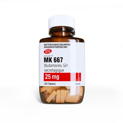 Προσαρμοσμένες ετικέτες μπουκαλιών χαπιών της PET MK677 λέιζερ σχεδίου