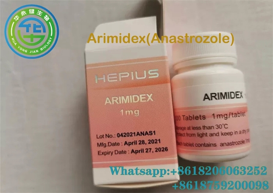 CAS 120511-73-1 Anastrozole 1mgx100/Bottle για το θηλυκό