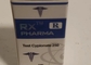 Ετικέτες και κιβώτια φιαλιδίων λέιζερ 10ml Pharma Rx με τη στιλπνή επιφάνεια