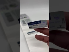 Δυνατά κόλλημα βινύλιο 10ml ετικέτες φιαλίδων για Testo E Brand Nano Labs με φως λέιζερ