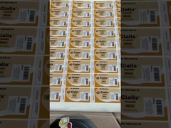 Ετικέτες 2 ml φιαλίδων με πεπτίδια Φαρμακείο Ετικέτες συσκευασίας