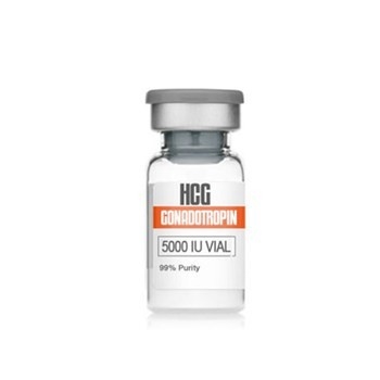 Ανθρώπινη χοριονική γοναδοτροπίνη πεπτιδίων Hcg 5000iu HCG ετικετών εγχύσεων HCG