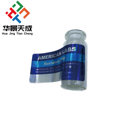 Προσαρμοσμένες ετικέτες 10 ml Deca Steroid Oil Vial UV εκτυπωμένο γυαλιστερό αυτοκόλλητο αυτοκόλλητο με προσαρμοσμένο λογότυπο για φαρμακευτικές ενέσεις