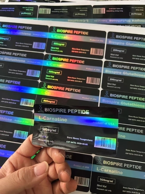 Λ- Καρνατίνη 500 mg/ ml 30 ml Φιαλίδια Ετικέτες Προσαρμοσμένο λογότυπο και σχεδιασμό