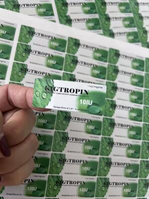 H gh 100iu Αδιάβροχες ετικέτες PVC με δυνατότητα προσαρμογής