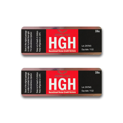 HG Hormone Hologram 10ml φιαλίδιο Γυάλινο φιαλίδιο Ετικέτες