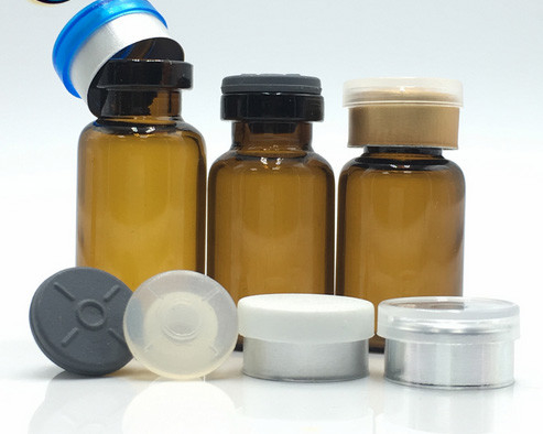 Διαυγές καφέ 10 ml γυάλινα φιαλίδια μικρά γυάλινα μπουκάλια για ένεση υγρού ελαίου