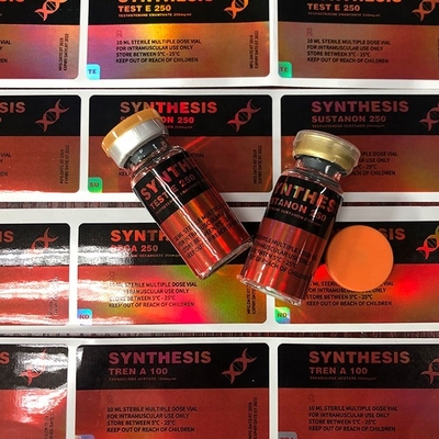 Σύνθεση Φαρμακευτικό Ολόγραμμα 10 ml Φιαλίδιο Ετικέτες Λάμψη Λάμψη Ετικέτες αυτοκόλλησης