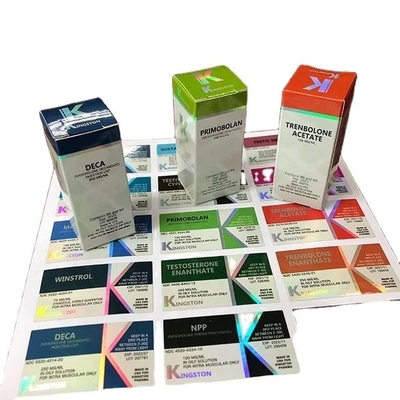 Ετικέτες φιαλιδίων RX 10ml Χρυσό φύλλο Μεταλλουργία αυτοκόλλητα Εκτύπωση με δωρεάν υπηρεσία σχεδιασμού