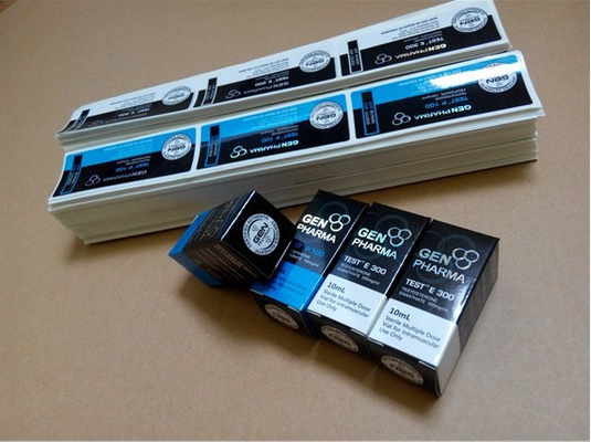 Αδιάβροχα 10ml ετικέτες φιαλίδων Gen Pharma Design Για γυάλινα μπουκάλια Μετακίνηση Ολογράμματος Ιατρική