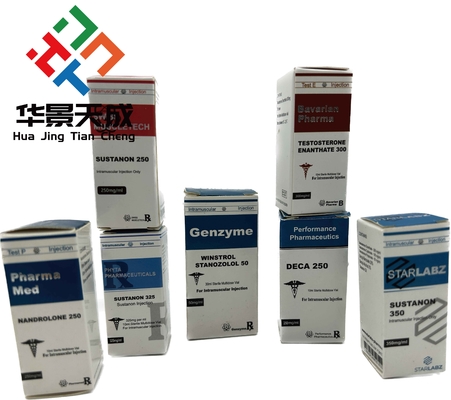 10 ml Φιαλίδια Κουτιά με CMYK/ Pantone εκτυπωμένο φαρμακευτικό χαρτί
