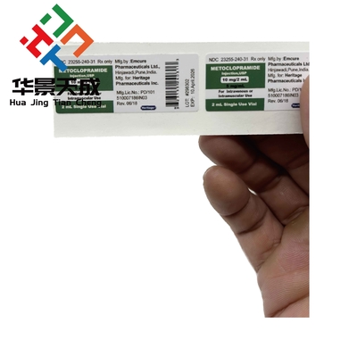 PVC 2 ml φιάλη πεπτιδίων Ετικέτες Semaglutide Bpc 157