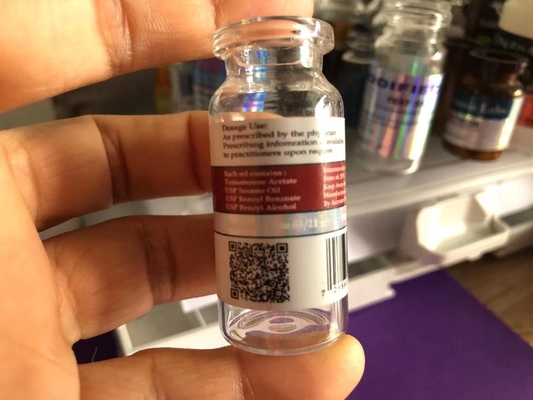 10 ml Ολογραφική Ετικέτα Φιαλίδων Στεροειδών για Φαρμακευτικά Φαρμακευτικά Μικρότατη Παραγγελία 100 PCS Απαραίτητη αεροπορική αποστολή