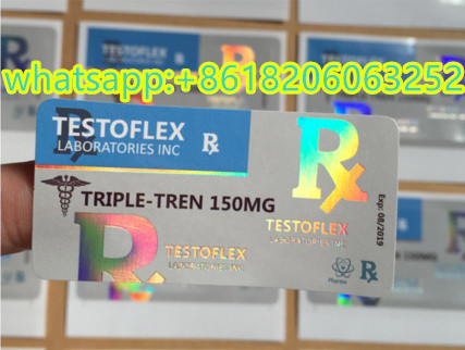Προσαρμοσμένες ετικέτες 10 ml Deca Steroid Oil Vial UV εκτυπωμένο γυαλιστερό αυτοκόλλητο αυτοκόλλητο με προσαρμοσμένο λογότυπο για φαρμακευτικές ενέσεις