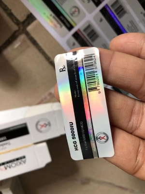 Ετικέτα Φαρμακευτικών Πεπτιδίων 10IU 2ml για HG H Glossy Finish