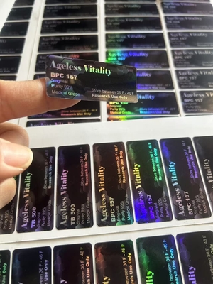 2 ml Ετικέτες φιαλιδίων με σemaglutide και Tirze  Patide για αποθήκευση πεπτιδίων σε υλικό χαρτί/ PET/ PVC