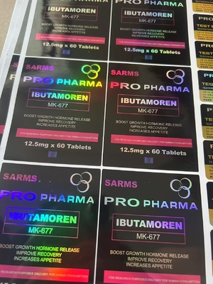 MK600 Ορολογικά 60 δισκία Ετικέτες Χολογράμματα Υλικό U Για Αλουμινένιο Σφραγίδα Κλειδώματος Σάκους