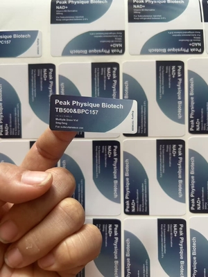 NAD+500 Και NAD+250 Ετικέτες φιαλιδίων 10 ml Ετικέτες φιαλιδίων υποδόριας ένεσης από γυαλί