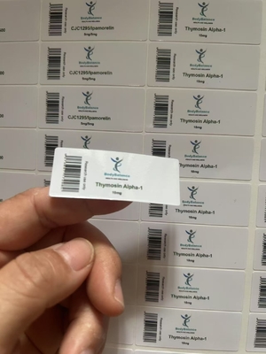 Ετικέτες αυτοκόλλησης φιαλίδων με θυμοζίνη άλφα- 1 πεπτίδιο 2 ml