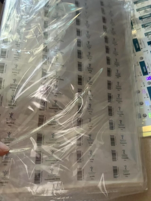 Ετικέτες αυτοκόλλησης φιαλίδων με θυμοζίνη άλφα- 1 πεπτίδιο 2 ml