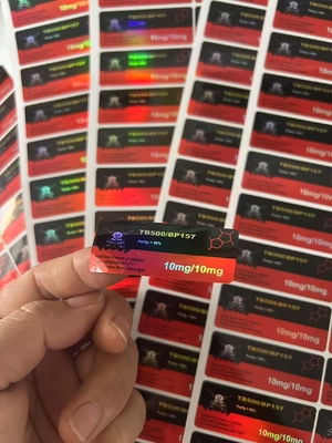 HCG 5000iu 2ml Ετικέτες Γυάλινων Φιαλιδίων Ετικέτες Αδιάβροχες