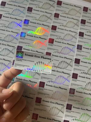 Δοκιμή Προπιονικής Αυτοκόλλητες Ετικέτες Φαρμακείου Φιαλιδίου 10ml