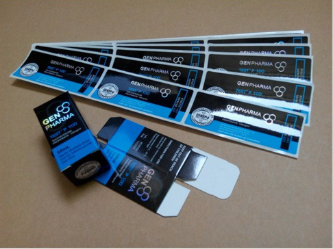 Androl Test 250 Pvc Αδιάβροχες ετικέτες για τα γυάλινα φιαλίδια των 10 ml