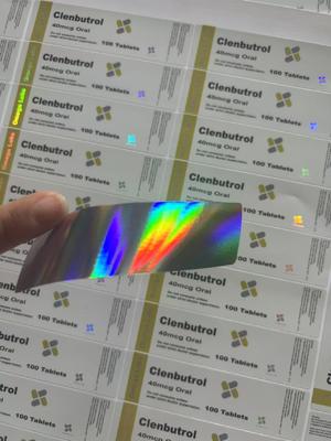 Clen 40mcg Ορθολογικά Φάρμακα Φιαλίδια Ετικέτες Φαρμακείο Ετικέτα με αποτέλεσμα λέιζερ