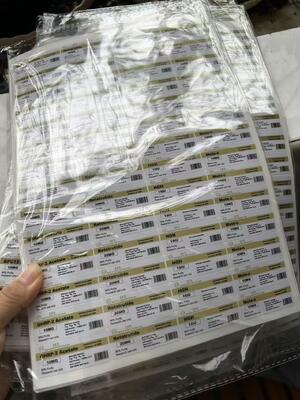 5- αμινο-1mq 50 mg PVC υλικό 3 ml φιαλίδιο πεπτιδίων Ετικέτες ΕΤΙΚΕΤΕΣ