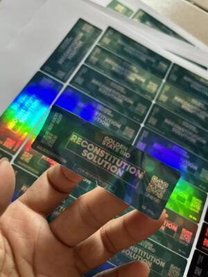 Ετικέτες φιαλιδίων φαρμακευτικού γυαλιού διαλύματος ανασύστασης 10ml