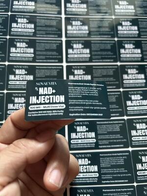 Nad 500 10 Ml Bottle Vinyl PVC Labels Stickers