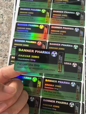 Ετικέτες λέιζερ φιαλιδίων Pegmgf 5mg Pharmaceuticals Anabolic 2ml