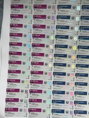 PT141 10MG Small Vials Labels