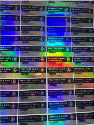 Ετικέτες φιαλιδίου πεπτιδίου BPC 157 5mg