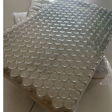 10 ml φιαλίδια διαυγής γυαλιού με καπάκια και πώμα
