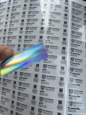 Glow 70mg Pvc Self Adhesive Peptide Vial Labels