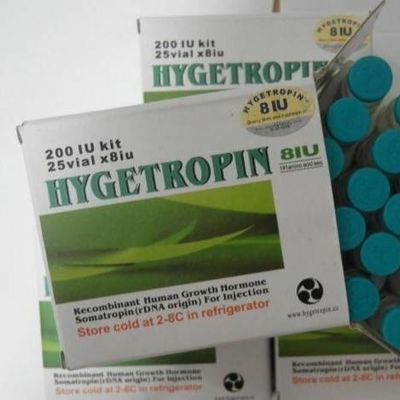 Hyge tropin 200iu HG (Somatropin HG) 25 Φιαλίδια Ετικέτες και κουτιά
