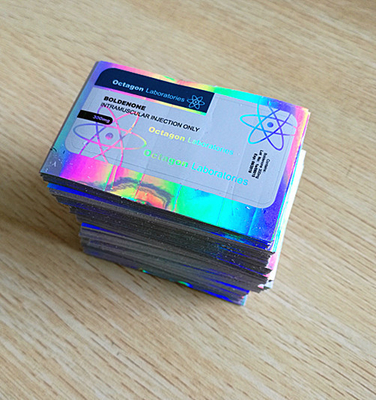 Ψηφιακή εκτύπωση Φιαλίδιο Ετικέτες φιαλίδων Σχήμα ορθογώνιο 10 ml