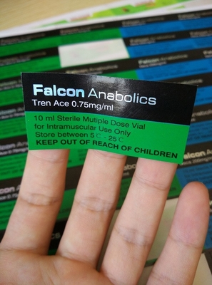 Χημικά ανθεκτικά φάρμακα Ετικέτα μπουκαλιών Φαρμακευτική συσκευασία