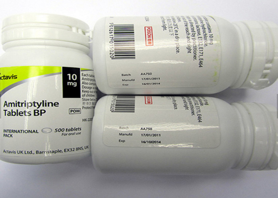 Οδηγίες φιάλης χαπιών Προσαρμοσμένες ετικέτες φιαλιδίου γυαλιστερό φινίρισμα με υλικό PET