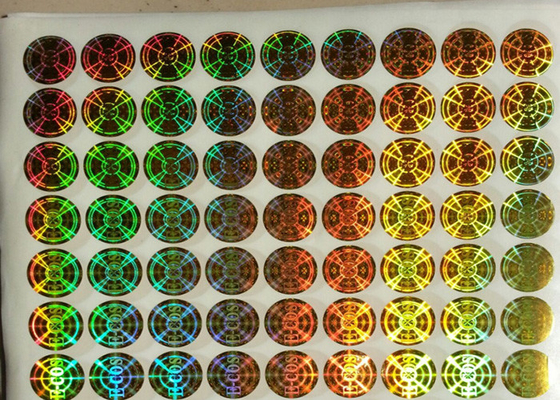 2$α ασημένια συγκολλητική ετικέτα εντάλματος αυτοκόλλητων ετικεττών ολογραμμάτων ασφάλειας για την επιχείρηση