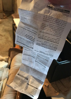 Εκτύπωση ένθετων συσκευασιών φυλλάδιων εγγράφου όφσετ/φαρμακευτική εκτύπωση για το κιβώτιο φιαλιδίων 10ml