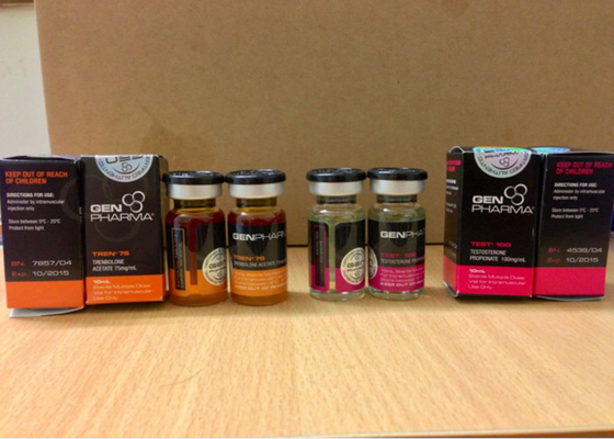 Συνήθεια που τυπώνει τις αδιάβροχες ετικέτες φιαλιδίων 10ml/τις στεροειδή ετικέτες και τα κιβώτια μπουκαλιών