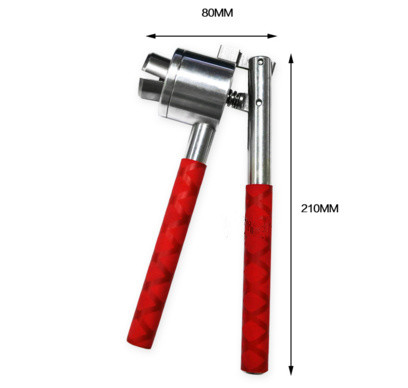 Crimper φιαλιδίων αργιλίου πλαστικές ΚΑΠ χειρωνακτικές διαδικασίες πτύχωσης μικρής ποσότητας