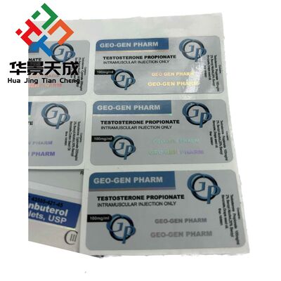 Τεστ Ορμόνες Βινύλιο Στεροειδές Ετικέτες γυάλινων φιάλων για bodybuilders