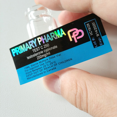 Δυνατά κόλλημα Ετικέτες φιαλίδων 10 ml για πεπτίδια