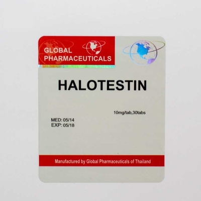 Προσαρμοσμένη ετικέτες μορφή μπουκαλιών ιατρικής ντυμένου εγγράφου νερού ανθεκτική με το χρώμα