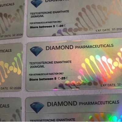 Diamond Pharmaceucital Brand Ολογραφικά αυτοκόλλητα φιαλίδων 10 ml για φιάλες Primobolan για ένεση